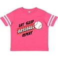 thumbnail image 3 of Inktastic Eat, Sleep, Baseball, Repeat Boys or Girls Toddler T-Shirt, 3 of 5