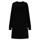 thumbnail image 5 of TaTaai Women's Long Sleeve Dress with Pockets Round Neck Button Front Casual Loose Fit A Line Midi Dress Soft Comfortable Solid Color for Spring Fall Daily Gift, 5 of 7