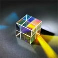 thumbnail image 5 of nTRIUQJ K9 Optical Glass Cube RGB Dispersion for Photography Light Education and Home Decoration Clear, 5 of 8