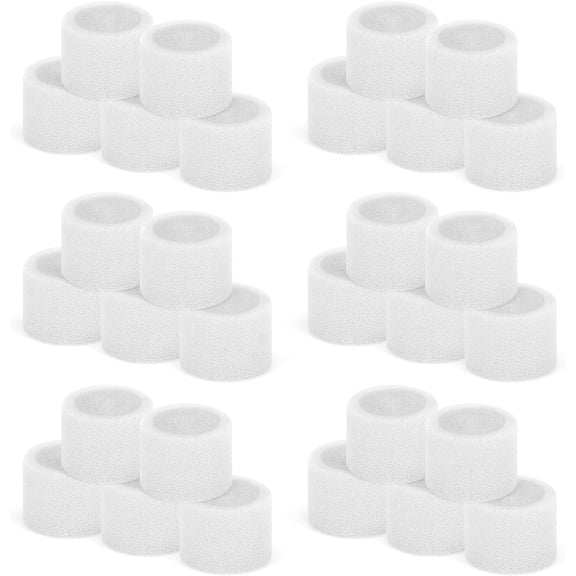30-Pack Top Fill Humidifier Replacement Filter Compatible with LEVOIT Humidifiers Model Classic160, Dual150, Dual200S, Classic300(S), LV600S, OasisMist450S, Superior 6000S Capture Particles