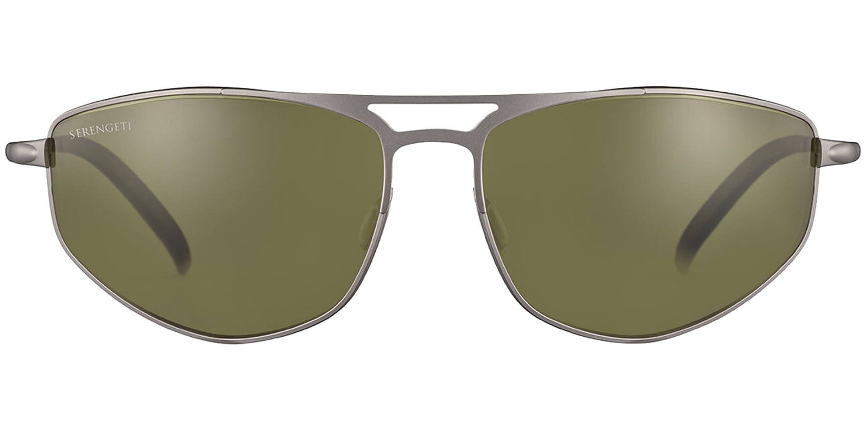 Serengeti Masten Polarized Photochromic Men's Matte Gunmetal Wrap Sunglasses with Glass Lenses - Made in Italy