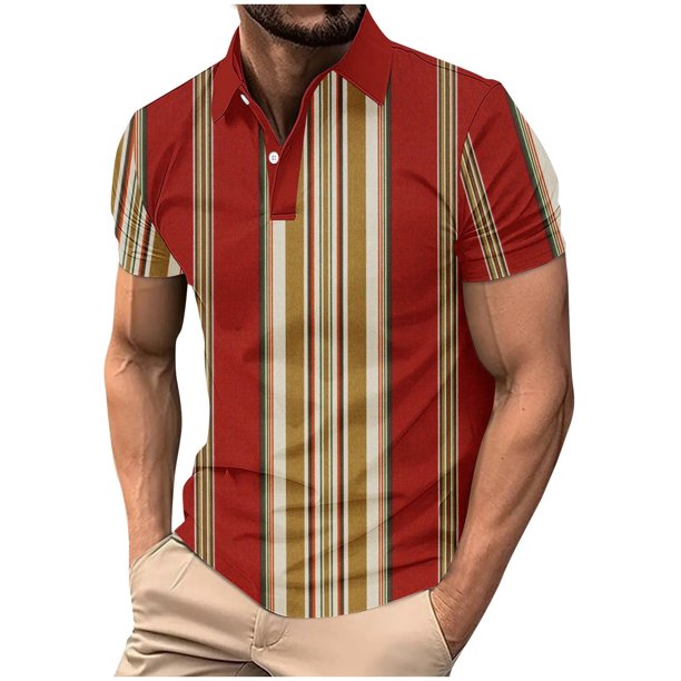 Mens Manga Corta Botón Abajo Camisas con Bolsillo Pulover Botón de Impresión de la Camisa de Solapa de Poliéster Cuello de Vuelta, Blusa Casual para Hombres