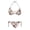 Blossom, variant on Autumn Tree Camouflage Pattern Ladies Bikini for Suitable for Most Occasions Water Park, Womens Swim Suits V Neck Backless