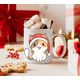 thumbnail image 2 of Taza Blanca, Gato con gorro navideño Gracy G Unisex, 2 of 2