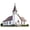 Christ Church, variant on 5 ft Christ The Savior Stand up Cardboard Cutout Life Size Christian Religious Party Decoration Backdrop Photo Props Stand-up Cardboard for Vbs Easter Church Sunday School