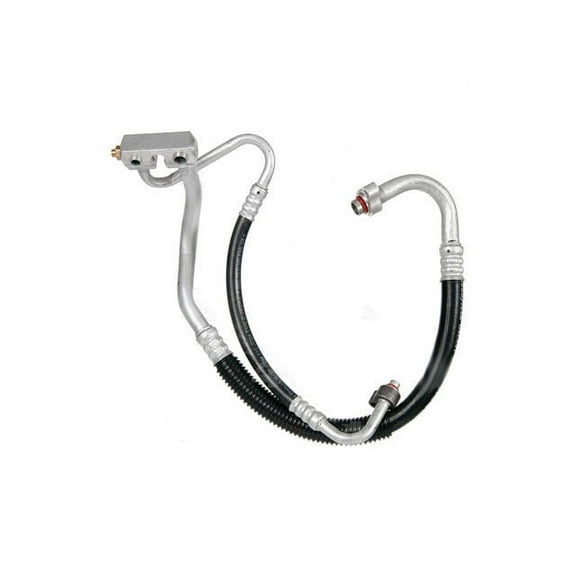 A/C Discharge / Suction Hose Assembly - Compatible with 2000 - 2004 Ford Focus 2.0L 4-Cylinder SOHC 2001 2002 2003