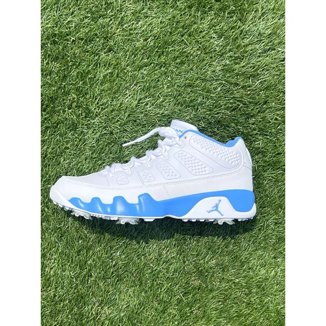 Ni - ke FJ5934-101 Men’s 8 Ni - ke Air Jordan 9 Retro Low Golf Shoes Carolina Blue 2024