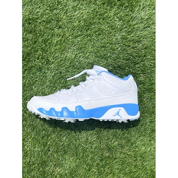 Ni - ke FJ5934-101 Men’s 8 Ni - ke Air Jordan 9 Retro Low Golf Shoes Carolina Blue
