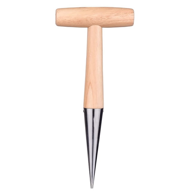 Plantador de Bulbos cozyou para Jardín 28 cm Acero Inoxidable con Mango de Madera