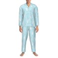 thumbnail image 3 of Balery Cute Bunny Pijama para Hombre de Dos Piezas con Manga Larga, Conjunto de Dormir y Descanso Suave con Bolsillos-X-Large, 3 of 7