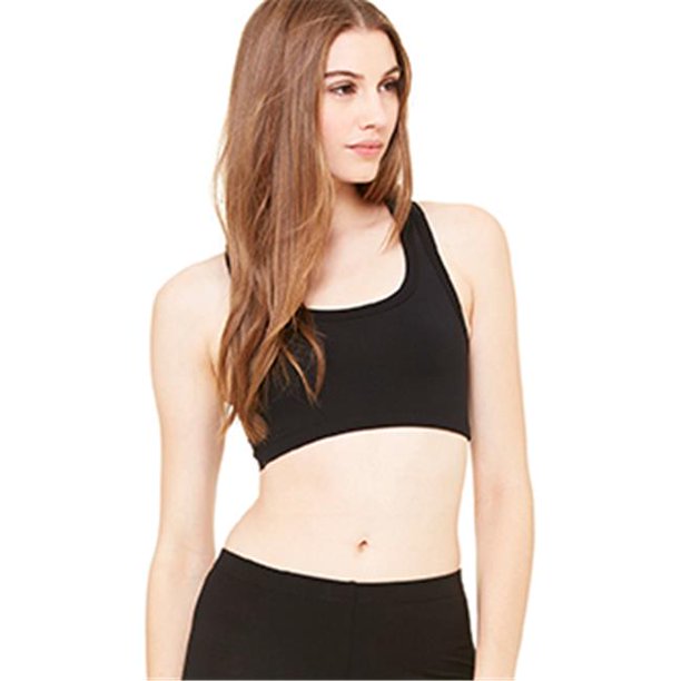 Grace Victoria BellaCanvas B970 Womens Nylon Spandex Sports Bra