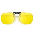 thumbnail image 4 of Clip espejo miopía clip polarizado moda ojo de gato metal gafas de sol volteadas ultraligeras, 4 of 6