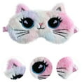 thumbnail image 3 of Mascarilla de ojos Peluche Sueño Vendedor de dibujos animados Gato Dormir Ojo Cubierta Niños Ojo Máscara, 3 of 6
