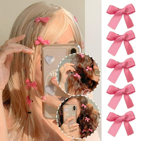 SSKFHGI Sweet cute Bow Hair Clip For Women Korean Hairpins Accessories