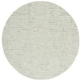 thumbnail image 2 of Safavieh Abstract Delia Distressed Wool Area Rug, Sage/Ivory, 4' x 4' Round, 2 of 10