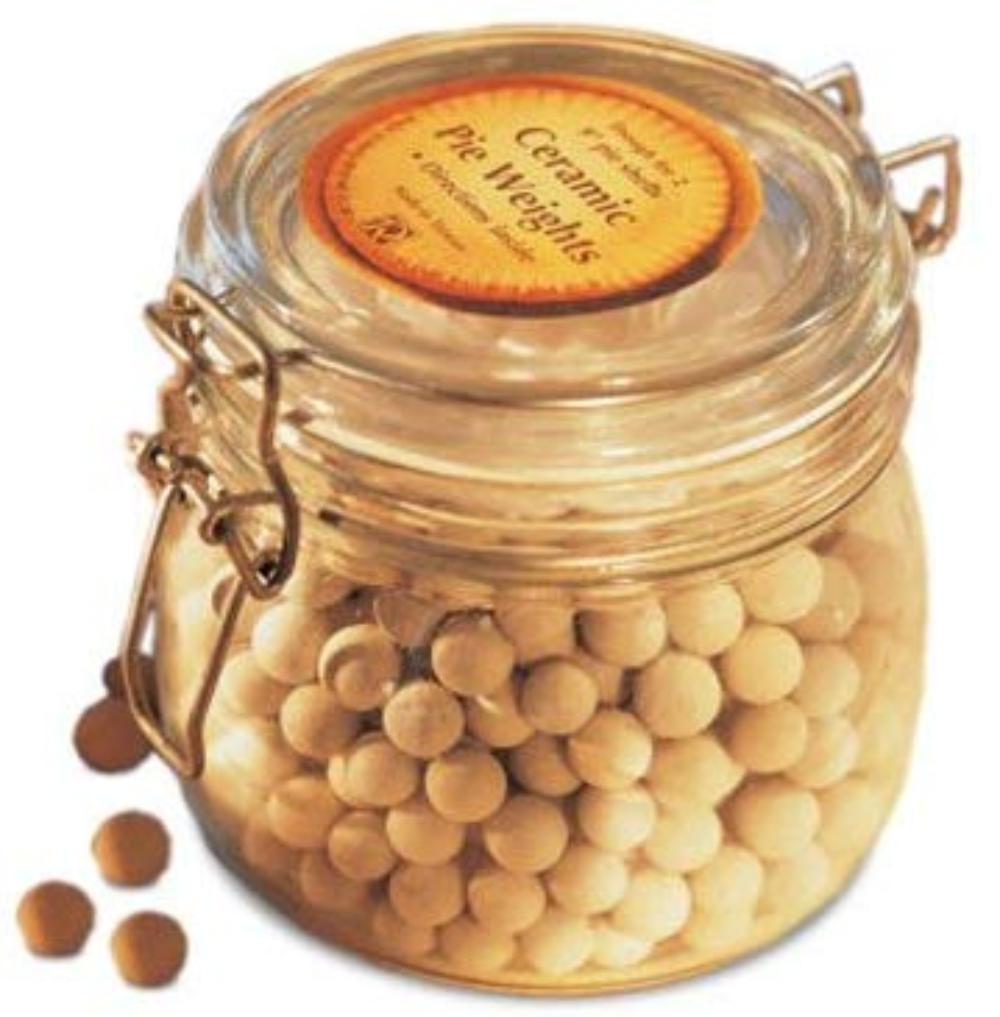 Ceramic Pie Weights SLT2720, Pie weights work better to keep pastry