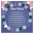 thumbnail image 1 of Best Friend 1 Pulsera Simple femenina con cuentas de cristal de ágata, joyería de estilo informal Bohemia para regalo, 1 of 5