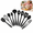 Black, variant on Lethargic Mini Kitchen Utensil Set, 10-Piece Set, Tiny Silicone Kids Kitchen Tools Whisk and Tongs for Daily Cooking