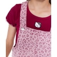 thumbnail image 3 of Hello Kitty Girls Graphic Ribbed Tee and Denim Jumper Dress Set, 2 Piece, Sizes 4-12, 3 of 11
