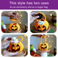 thumbnail image 4 of Tignapoo Halloween Crochet Kit for Beginners: DIY Sugar Bag Pumpkin, House & Green Monster Plush Toy Set with Yarn & Instructions, 4 of 6