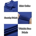 thumbnail image 4 of COOFANDY Men's Short Sleeve Wrinkle Free Dress Shirts Lightweight Stretch Shirts, 4 of 5