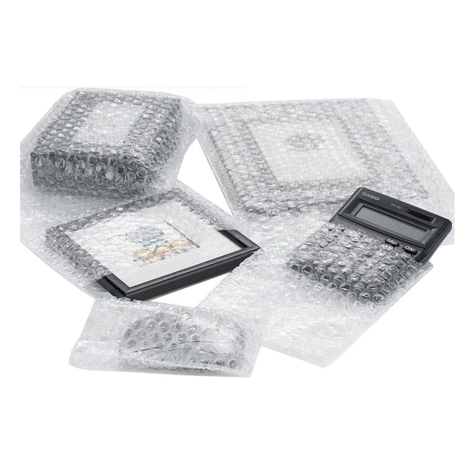 1000-4x7.5 Bubble Out Pouches Bags Wrap Cushioning Self Seal Clear 4" x 7.5"