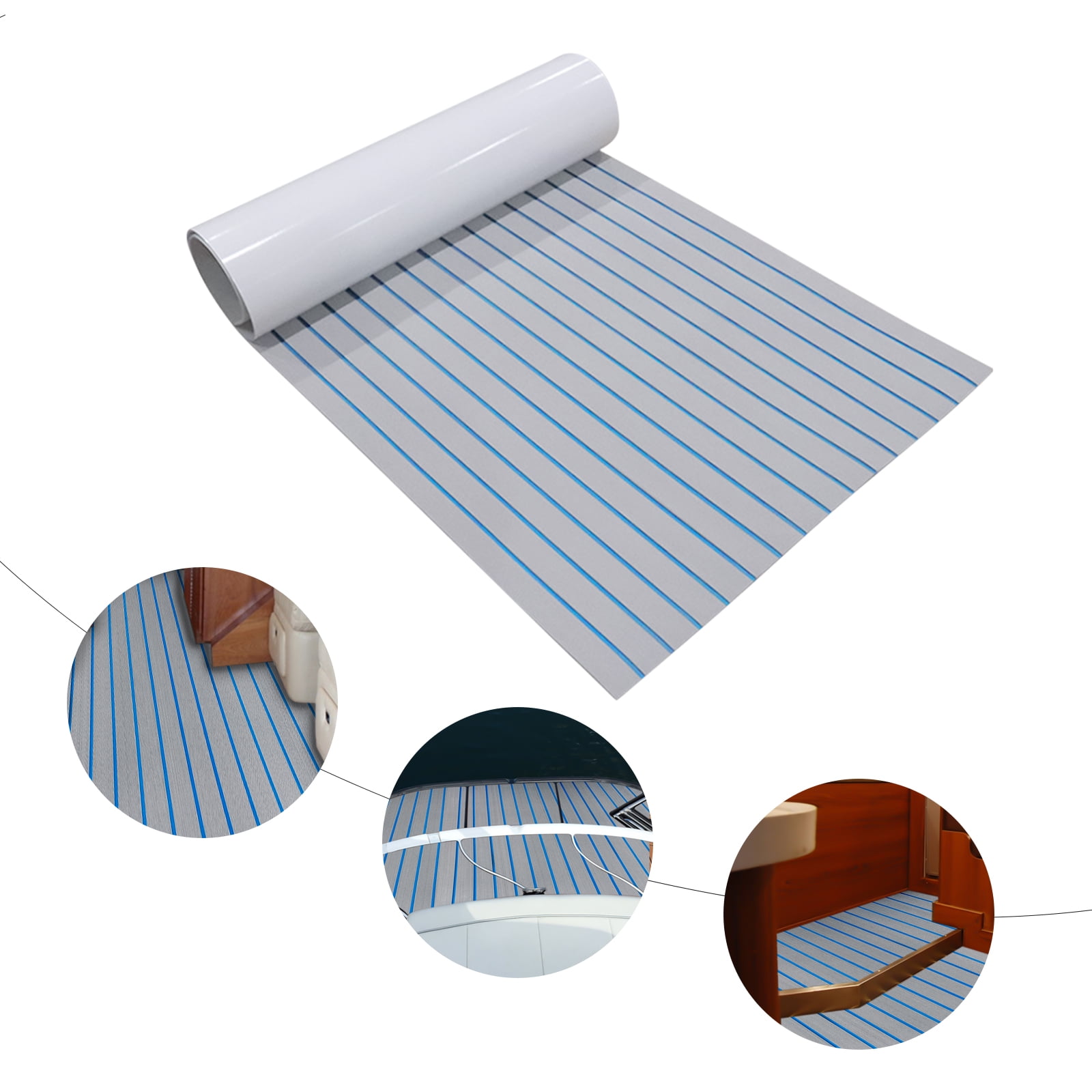 Non-Skid Mat Boat Flooring Mat Boat Non-Skid Carpet Boat Flooring Decking Sheet Non-Slip Carpet  for Motorboat Yacht Kayak Surfboard Deckinging