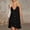 #0507-Black, variant on Neewe Women's Summer Dresses Casual Sleeveless Button Tank Sundress Round Neck Knee Length Mini Dress with Pockets