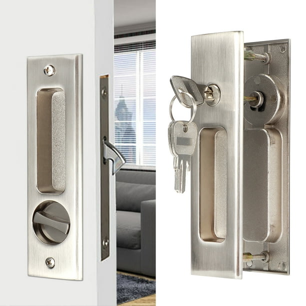 Lyumo Zinc Alloy Sliding Door Lock, How To Adjust Sliding Door Lock