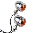 thumbnail image 1 of BUYISI 2Pcs Motorcycle Turn Signal Light Motorbike Blinker Headlight 12V Indicator Lamp White, 1 of 5