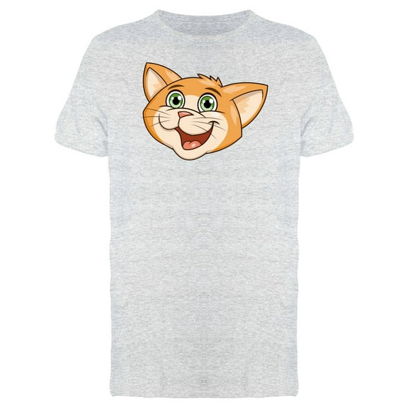 Cute Cat Smiling Tee Men's -Image by Shutterstock