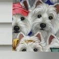 thumbnail image 4 of Carolines Treasures PPP3217CHF Westie Many Faces Flag Canvas House Size  Large multicolor, 4 of 4