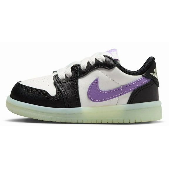 Toddler's Jordan 1 Retro Low OG Black/Black Raspberry (HF0412 001) - 7