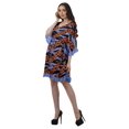 thumbnail image 3 of Moomaya Robes d'Été en Georgette Imprimée Femmes Plage Hawaïennes Mini Robes Femmes, 3 of 6