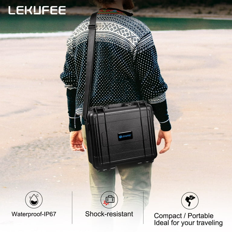 Estuche Rígido Impermeable IP67 Para DJI Mini 4 Pro / Mini 3 Pro / Mini 3: Cabe Todo