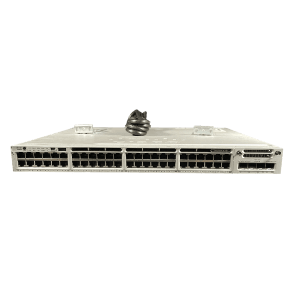 Restored Cisco WS-C3850-48P-L 48 Port PoE+ Switch W/C3850-NM-2-10G Module (Refurbished)