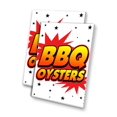 thumbnail image 1 of BBQ Oysters (24" X 36") 4mm Corrugated Plastic Panel, Graphics Applied To 1 Side (Pk of 2), 1 of 4