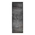 thumbnail image 2 of KaMic 72" x 80" Environment Damage Resistant Polyurethane Composite Exterior Entry House Front Door, Wrought Iron Door w/ Openable Tempered Rain Glass Window, Left-Hand Double Door Inward Swing Dark W, 2 of 16