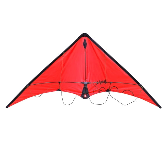 EOLO KITES Ready2Fly Kids' 45" POP UP Stunt Kite, Red. Reusable Tote Included! Ages 8 