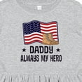 thumbnail image 4 of Inktastic Military Daddy Always My Hero Girls Toddler Dress, 4 of 5