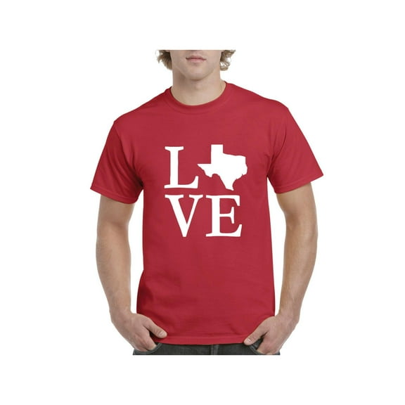 Men's T-Shirt Short Sleeve - Texas Flag