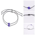 thumbnail image 5 of opvise 1 Pair Couple Bracelets Creative Shape Wear Resistant Wax Line Handmade Couple Braided Evil Eyes Bracelets for Party, 5 of 8