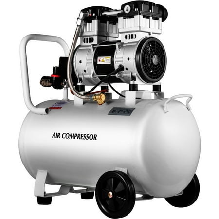 VEVOR 15.8 Gallon  Portable Air Compressor 2 HP  Oil Free  Steel Tank 1500W  Pancake 130 PSI  Ultra Quiet for Home Repair  Tire Inflation