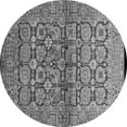 thumbnail image 1 of Ahgly Company Indoor Round Oriental Gray Industrial Area Rugs, 6' Round, 1 of 4
