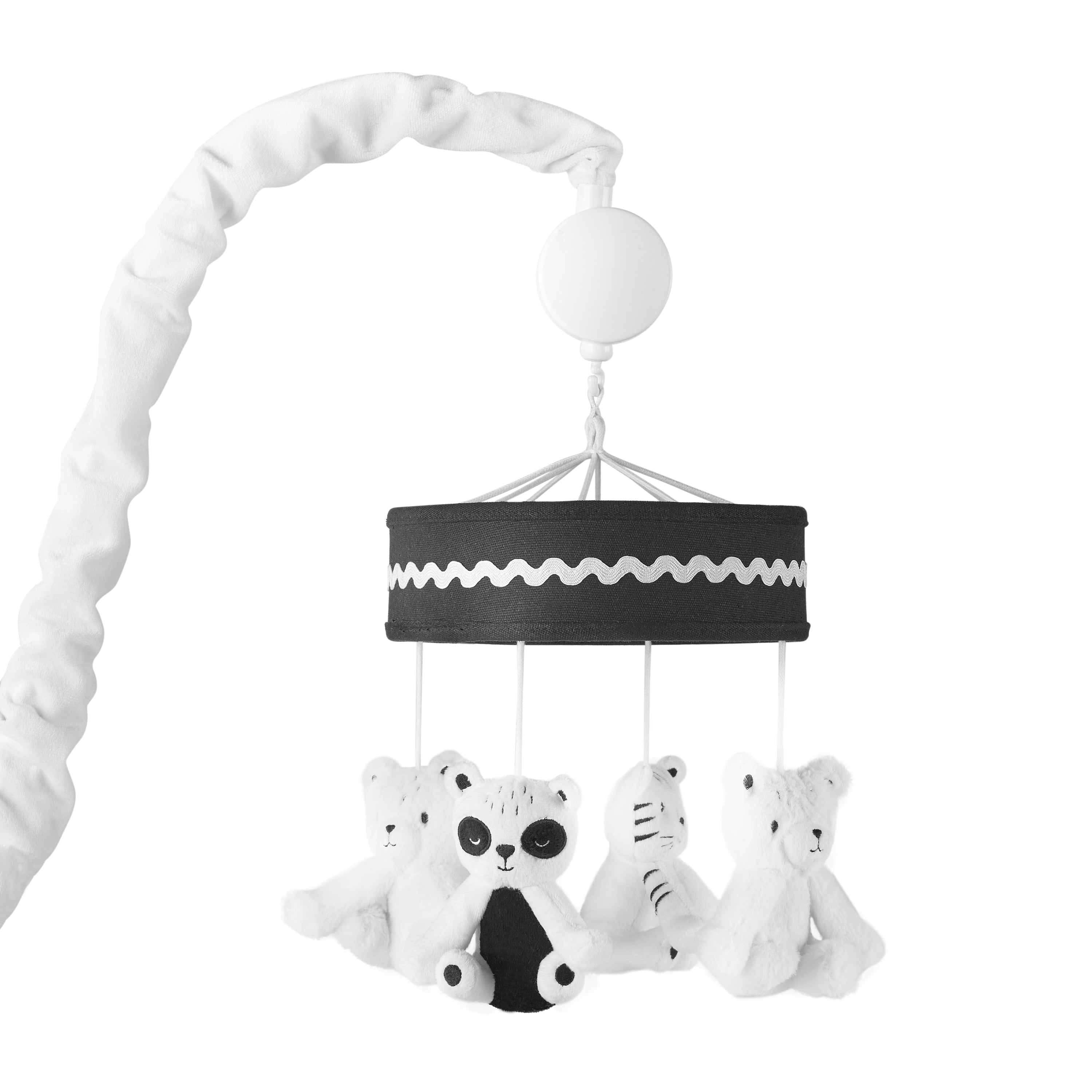 Levtex Baby Allistar Musical Rotating Baby Crib Mobile Tiger Panda And Bear Black And White Nursery Accessories Walmart Com Levtex Baby Allistar Musical Rotating Baby Crib Mobile Tiger Panda And Bear Black And White Nursery Accessories Walmart Com
