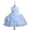 Blue, variant on LYMAYTER Flower Girl Length Flower Dress Formal Ball Gown for 2-10Y Girl Wedding Pageant Party Celebrations