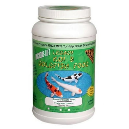 Eco Labs ECLMLLFGMD Eco Labs MLLFGMD Fruits and Greens Koi and Goldfish Food 2-Pound