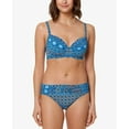 thumbnail image 3 of Women's Bleu Rod Beattie P19361D Beach Please Underwire Bikini Swim Top (Navy 36DD), 3 of 4