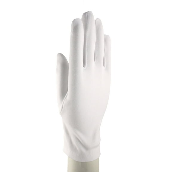 White Dress Gloves Wrist Length - Dress Up, Church, Formal