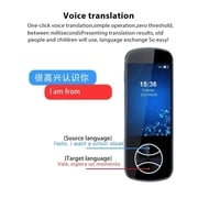 Smart AI Translator Voice Multi 137 Languages Portable Support 3 Inch Touch Screen Photo Offline Record Translation ,Long-Lasting